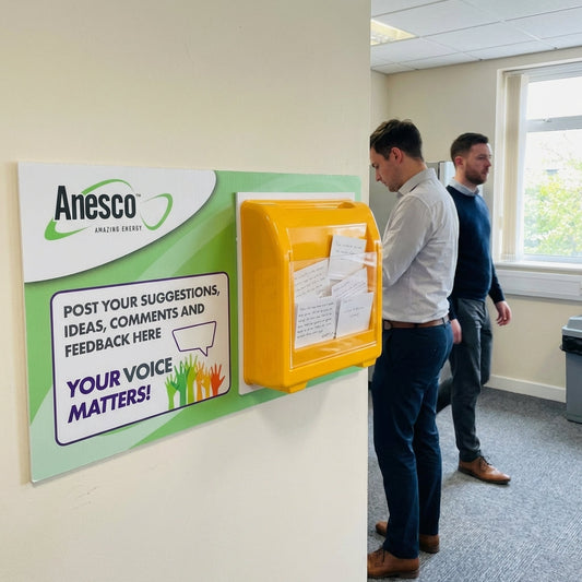 Staff Engagement Board – 640mm x 360mm – Durable Plastic – Office Use
