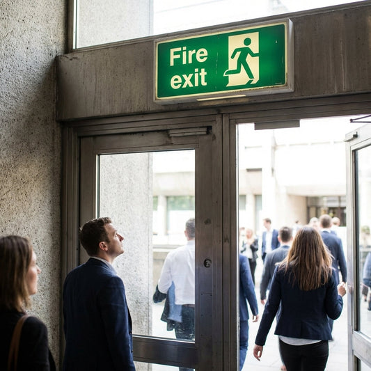 Fire Exit Sign – Final Exit Right – Running Man Symbol – Safety