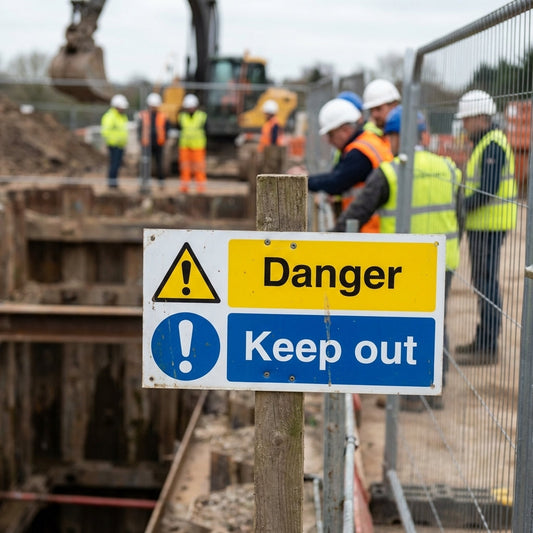 Danger Keep Out Signs – 1mm Rigid Plastic – Indoor/Outdoor