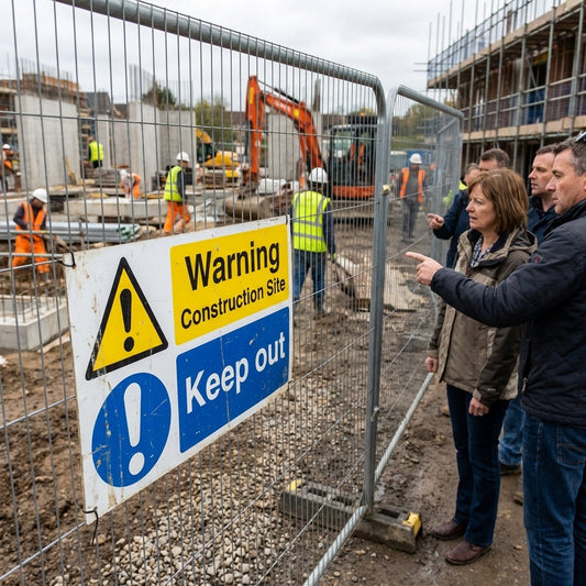 Construction Site Safety Signs – Rigid Plastic & Vinyl – Indoor/Outdoor Use