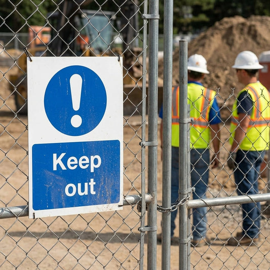 Keep Out Sign – A4 – Rigid Plastic & Vinyl – Indoor/Outdoor