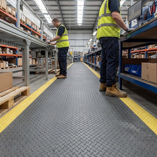 Anti-Fatigue Workstation Matting – 14.3mm Thick – Industrial Use