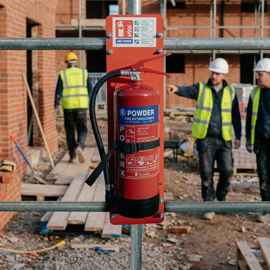 Scaffold Fire Extinguisher Board Bundle – Secure & Structured – Industrial Use