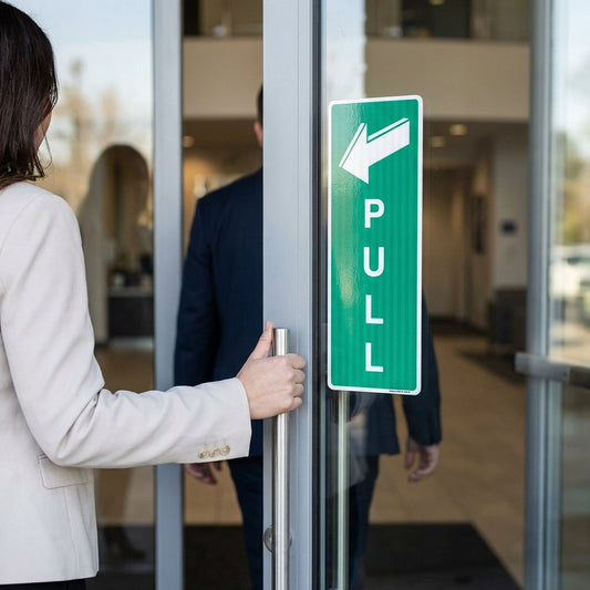 Pull Sign – Durable Material – Commercial Use