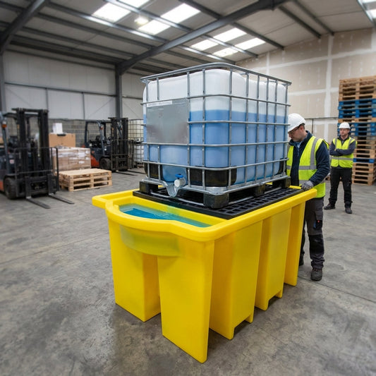 IBC Spill Pallet – 1870 x 1340 x 1030mm – Chemical-Resistant Polyethylene – Industrial Use