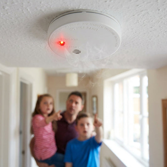 9V Battery Smoke Detector – 100mm Diameter – Photo-Electric – Indoor Safety