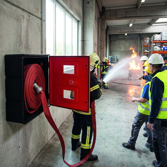 Fire Hose Reel Cabinet – Corrosion-Proof Polyurethane – Indoor/Outdoor Use