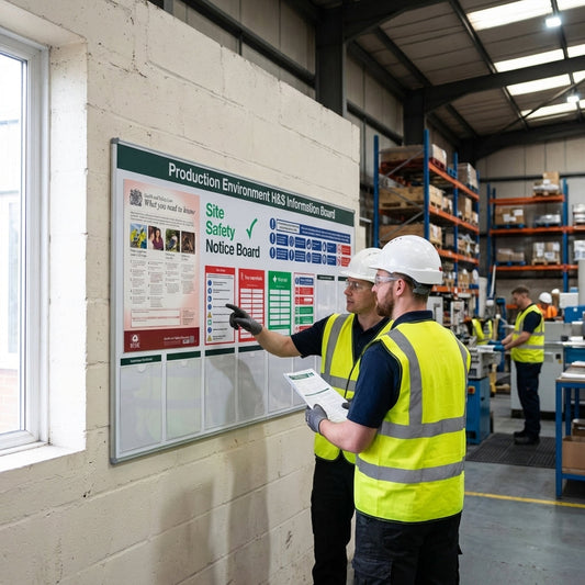 Safety Information Board – 2170mm x 1000mm – Correx Plastic – Industrial Use