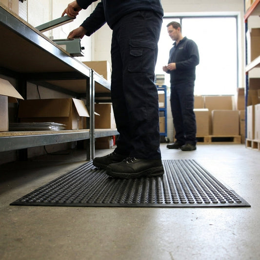 Anti-Fatigue Mat – Black – Comfort & Circulation – Industrial