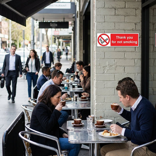 Thank You for Not Smoking Signs – 1mm Rigid Plastic – Indoor/Outdoor Use