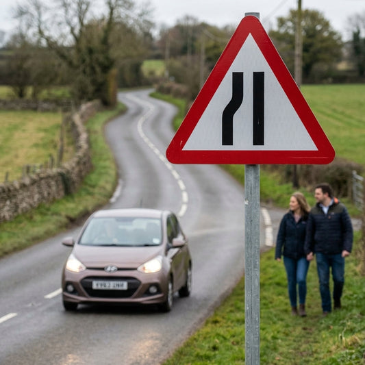 Reflective Traffic Sign – 600mm Triangle – Aluminium Composite R2 – Outdoor Use