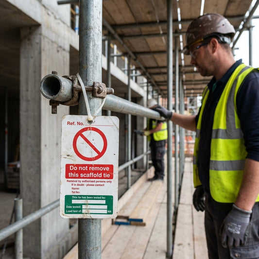 Double Sided Safety Tags – Do Not Remove This – 80mm x 150mm – Matt PVC – Industrial Use