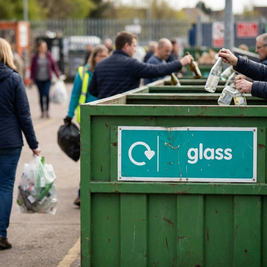 Recycling Sign – Glass – 1mm Rigid Plastic – Indoor/Outdoor Use
