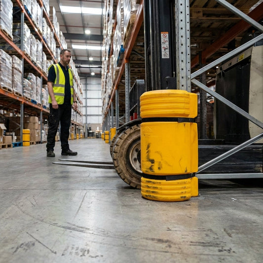 Pallet Racking Protectors – 550mm High – Polyethylene – Warehouse Safety