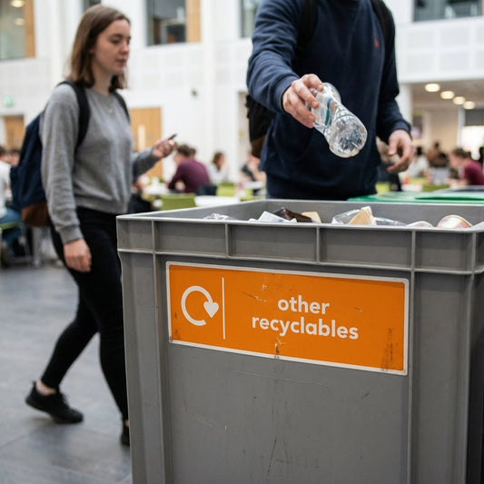 Recycling Signs – Rigid Plastic & Vinyl – Weather Resistant – Indoor/Outdoor