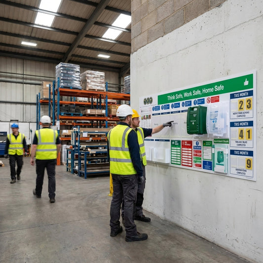 Visual Management Board – 2130mm x 970mm – Durable Correx – Industrial Use