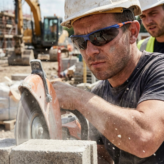 Safety Spectacles – Smoke – Anti-Scratch & Anti-Mist Lenses – Industrial Use