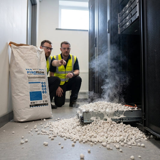 Fire Suppression Granules – 12kg – Mineral-Based for Lithium-Ion Fires – Industrial Use