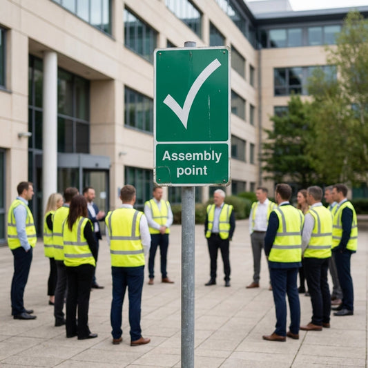 Assembly Point Sign – Durable Material – Safety & Instructions