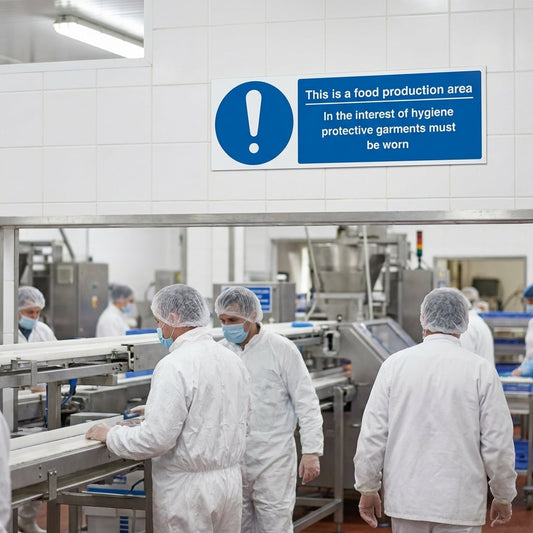PPE Garments Must Be Worn Signs – 1mm Rigid Plastic & Vinyl – Indoor/Outdoor Use