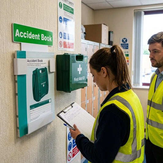 Accident Book and Holder – Pre-Drilled – Workplace Safety