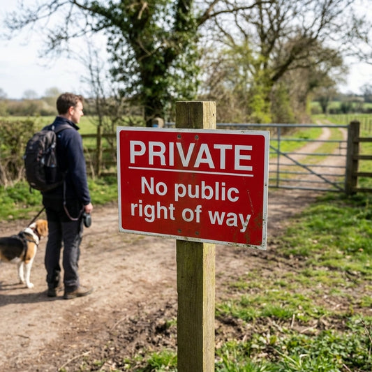 Private Access Sign – 600mm x 450mm – Rigid Plastic – Indoor/Outdoor