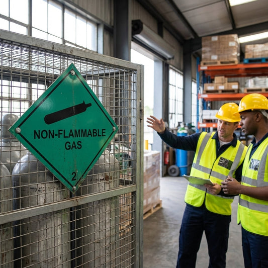 Non-Flammable Gas Sign – Rigid Plastic & Vinyl – Indoor/Outdoor Use