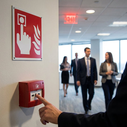 Fire Alarm Call Point Symbol Sign – Indoor/Outdoor