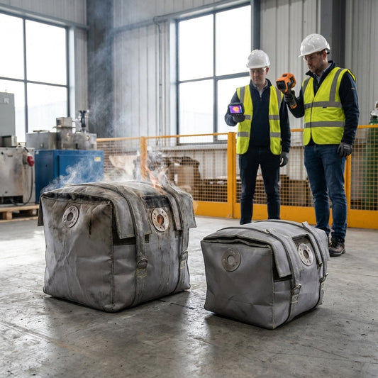 Fire Resistant Container – 300mm x 250mm x 250mm – Withstands Up to 1000°C – Safe Lithium Battery Storage