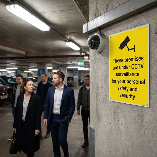 CCTV Surveillance Safety Signs – Ensure Security – Indoor/Outdoor Use