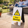 Custom Plastic 'A' Board Sign – 300mm x 600mm – Fluted Polypropylene – Indoor/Outdoor Use