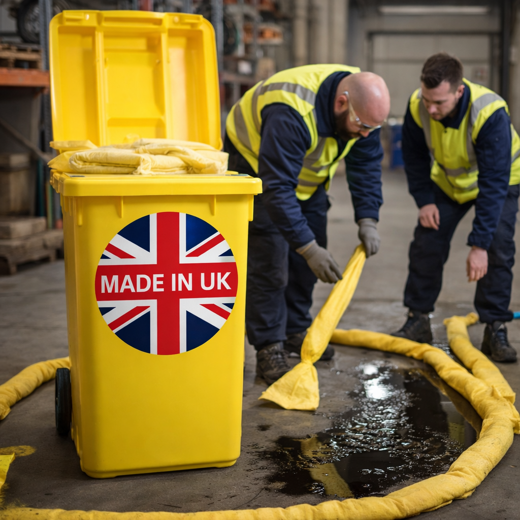 240 Litre Spill Response Kits – Wheeled – High-Quality Absorbents – Industrial Use