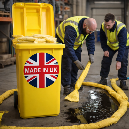 240 Litre Spill Response Kits – Wheeled – High-Quality Absorbents – Industrial Use