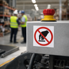Do Not Touch Labels – 50mm x 50mm – Self Adhesive Vinyl – Indoor Use