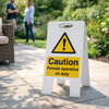 Caution Operative Sign – 300mm x 600mm – Fluted Polypropylene – Indoor/Outdoor