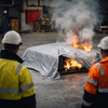 Battery Fire Blanket – 3m x 3m – High-Performance – Industrial Use
