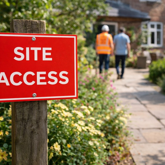 Site Access Traffic Signs – 1mm Rigid Plastic & Aluminium – Indoor & Outdoor Use