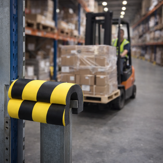 Foam Surface Impact Protectors – 1m Semi-Circular – High-Density Polyurethane – Industrial Use
