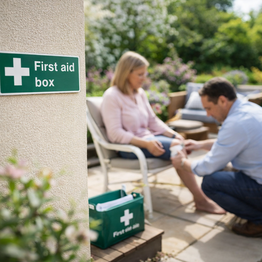 First Aid Box Safety Signs – 1mm Rigid Plastic & Vinyl – Indoor/Outdoor
