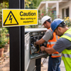 Caution Safety Signs – 1mm Rigid Plastic – Indoor & Outdoor