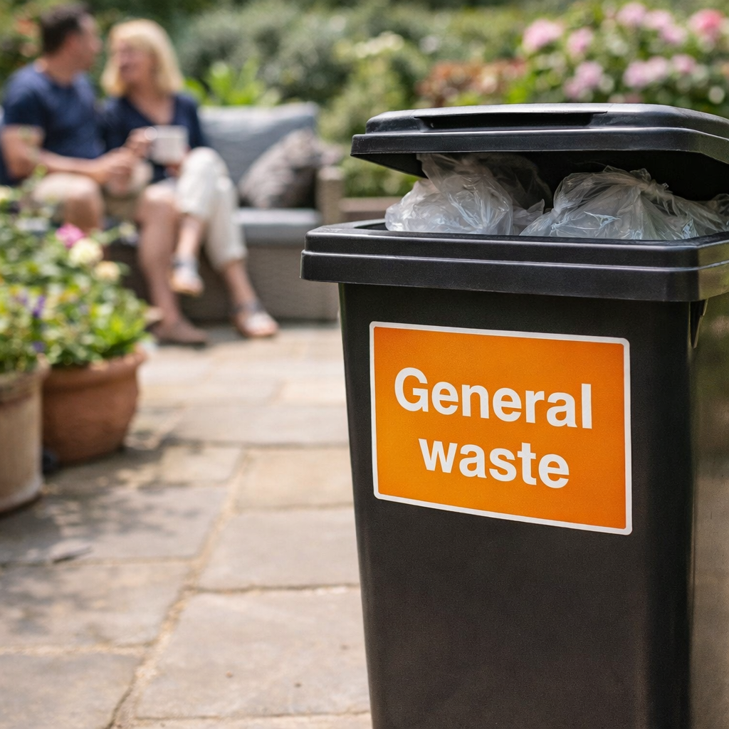General Waste Recycling Signs – 1mm Rigid Plastic – Indoor/Outdoor Use