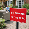 No Parking Traffic Sign – 600mm x 450mm – Polypropylene – Outdoor Use