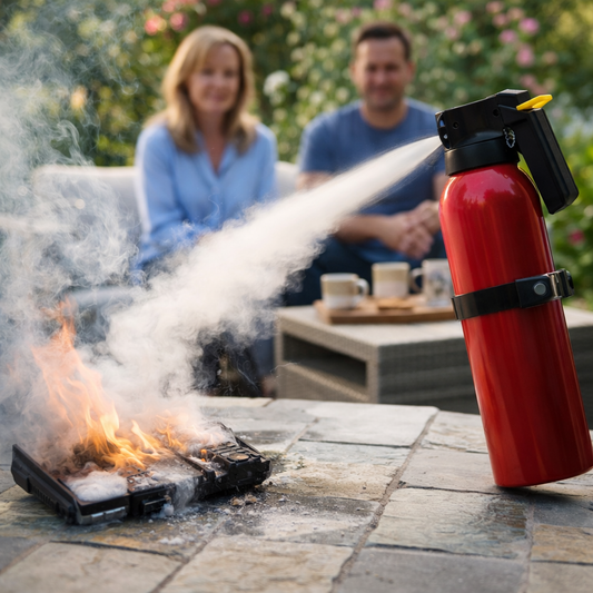 Lithium-Ion Battery Fire Extinguisher – 500ml – Portable – Indoor & Outdoor
