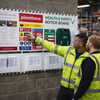 Health & Safety Information Board – 1825mm x 1000mm – Durable Plastic – Industrial Use