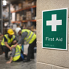 Braille First Aid Sign – 150mm x 225mm – 1.5mm PVC – Indoor Use