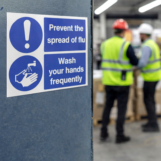 Safety Sign – 200mm x 150mm – Self Adhesive Vinyl – Indoor Use