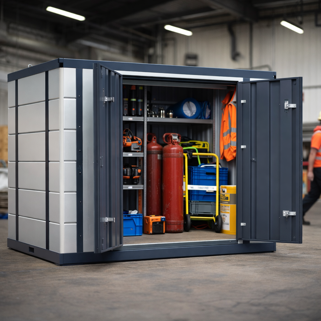 Secure Storage Unit – 2075mm x 2990mm x 2160mm – Steel & Lockable – Industrial