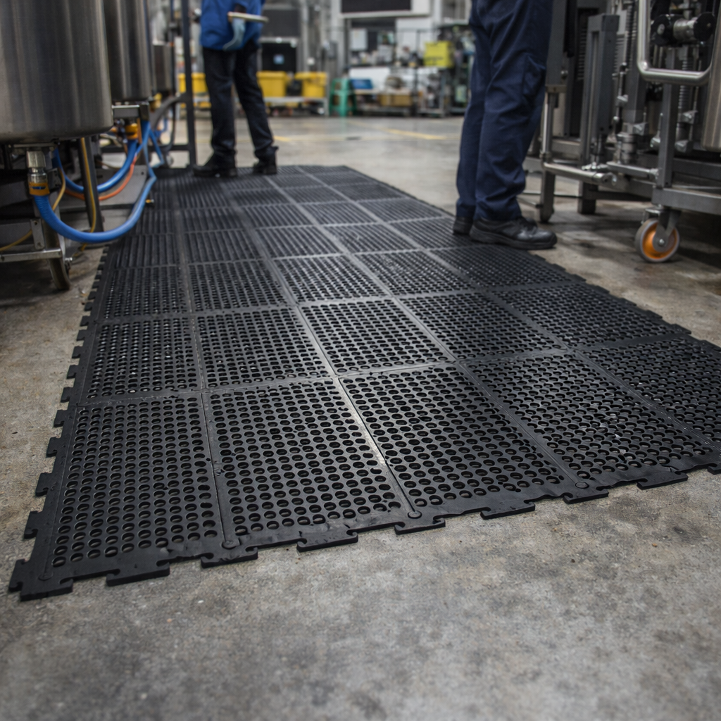 Industrial Grade Nitrile Workstation Mats – Slip Protection – Industrial Use