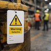 Defective Safety Tags – 80mm x 150mm – Matt PVC – Industrial