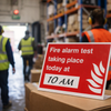 Counter Top Sign – 300mm x 210mm – Rigid Plastic – Fire Alarm Test Notice